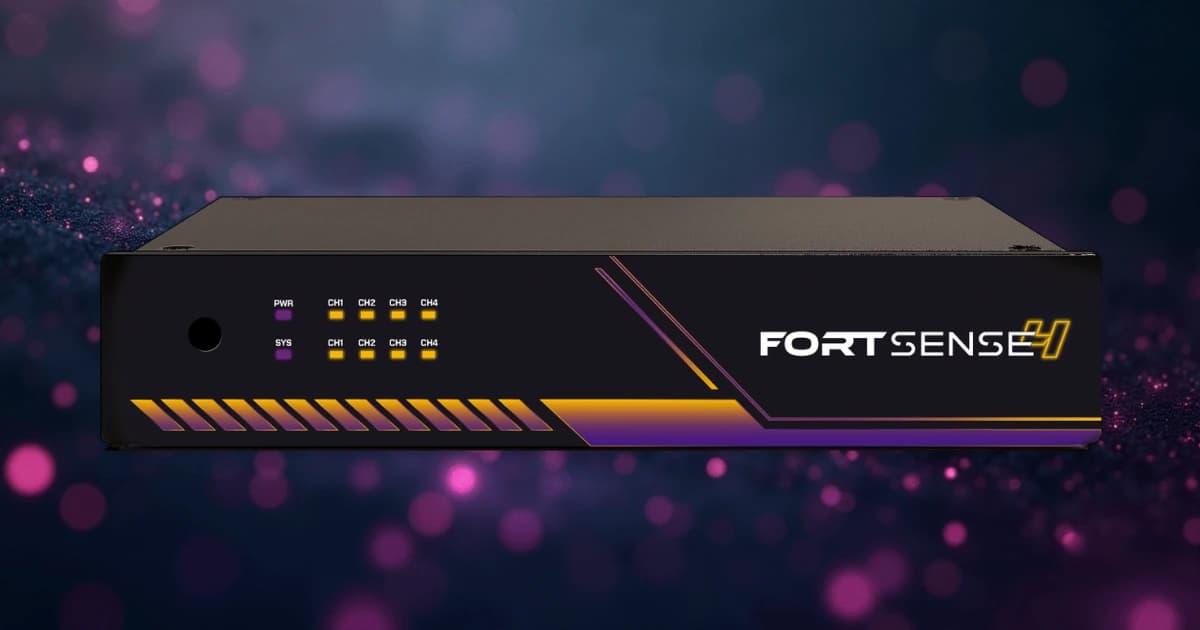 FortSense 4 fiber optic perimeter intrusion detection controller